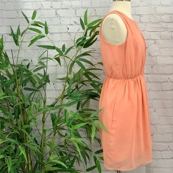 Greylin Anthropologie Peach Tank Dress - Picture 2 of 6